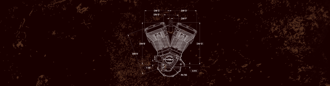 Ultima® Complete Competition Series Engines for Evolution® - Dimensions