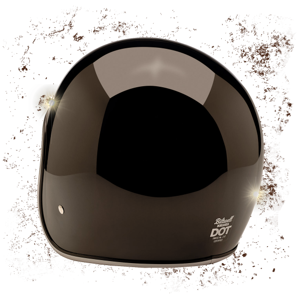  biltwell bonanza helmet - gloss black biltwell 5