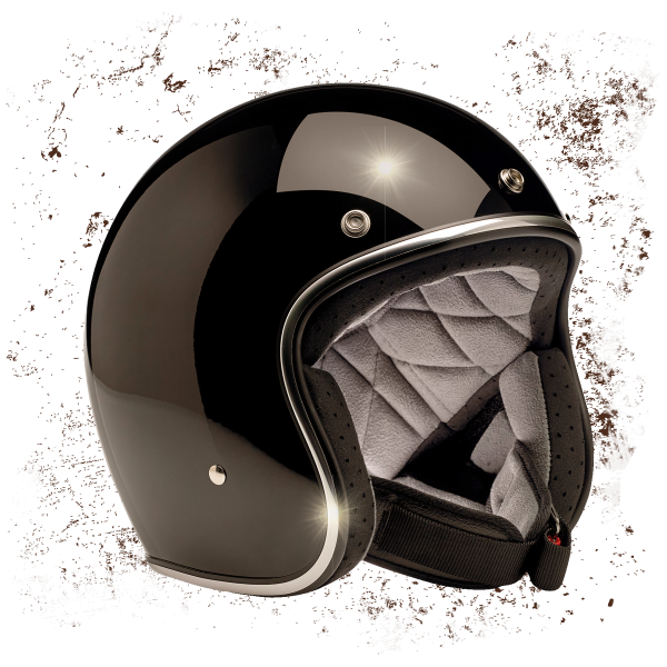  biltwell bonanza helmet - gloss black biltwell 6