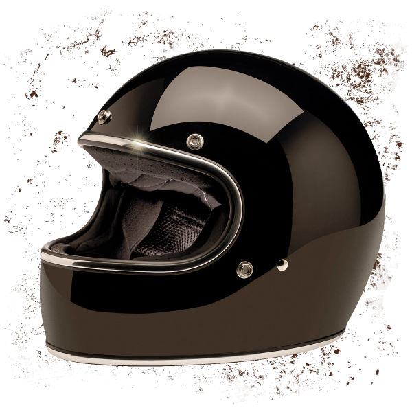  biltwell gringo ece helmet - gloss black biltwell 3