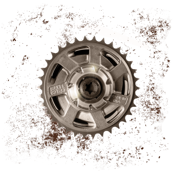  compensator sprocket for twin cam & m8 models baker drivetrain 3