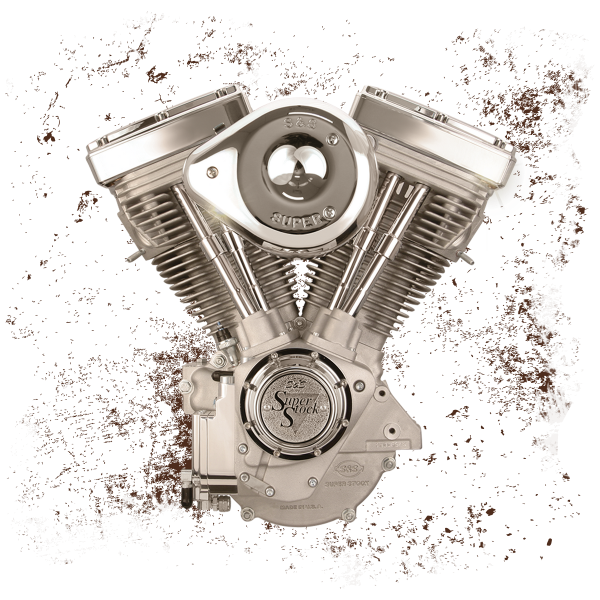 S&S V80 Complete Assembled Engine - Natural